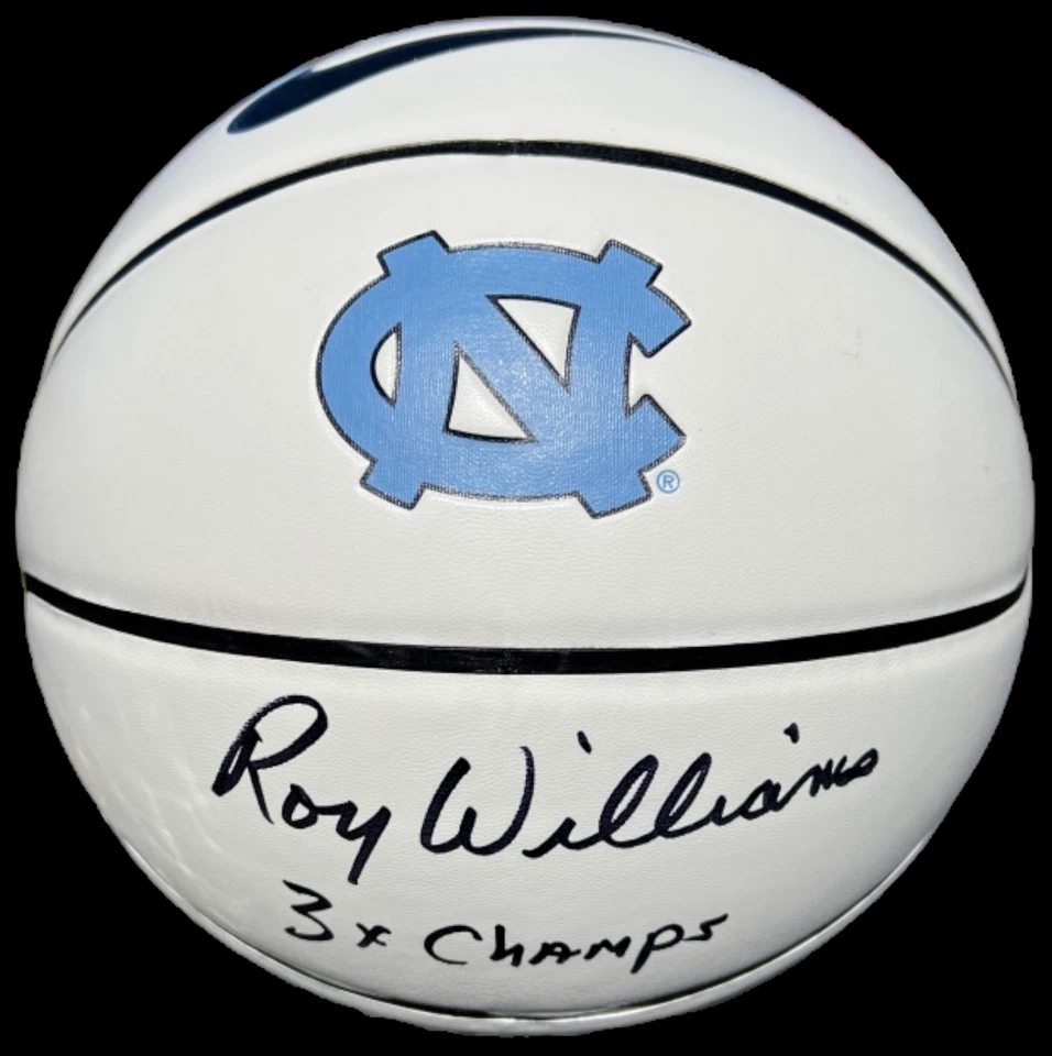 ROY WILLIAMS ASSINADO NIKE NORTH CAROLINA ALCATRÃO SALTOS LOGOTIPO BASQUETE UNC JSA - Imagem 2 de 4