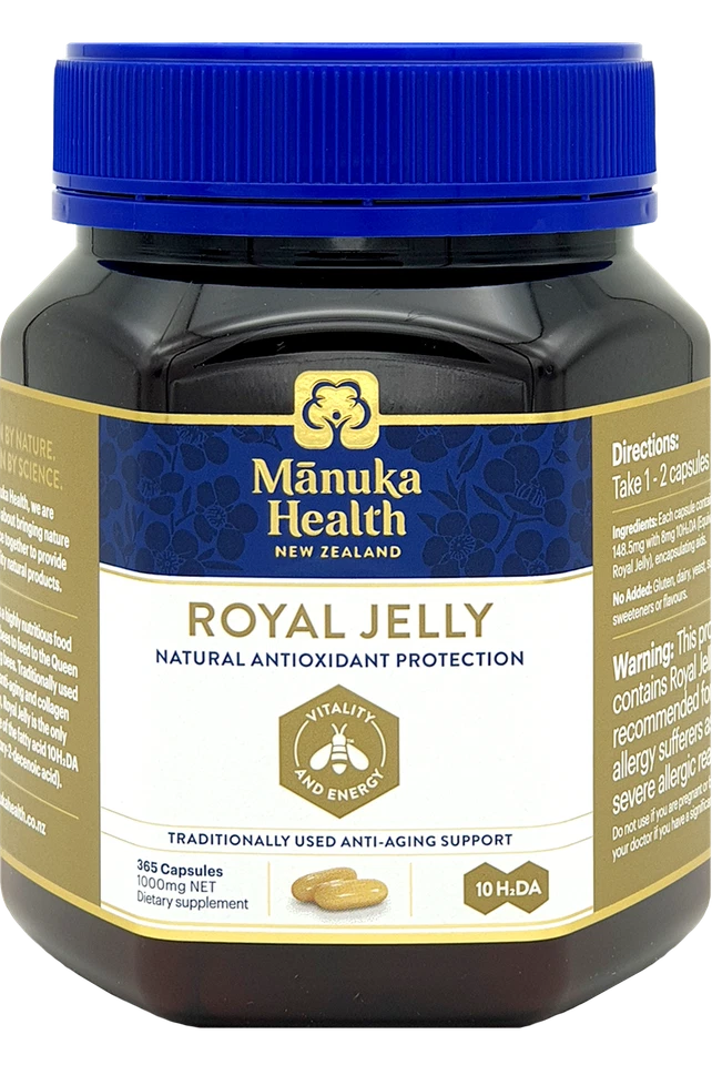 Manuka Health NEW ZEALAND Royal Jelly 365caps - Image 3 of 4