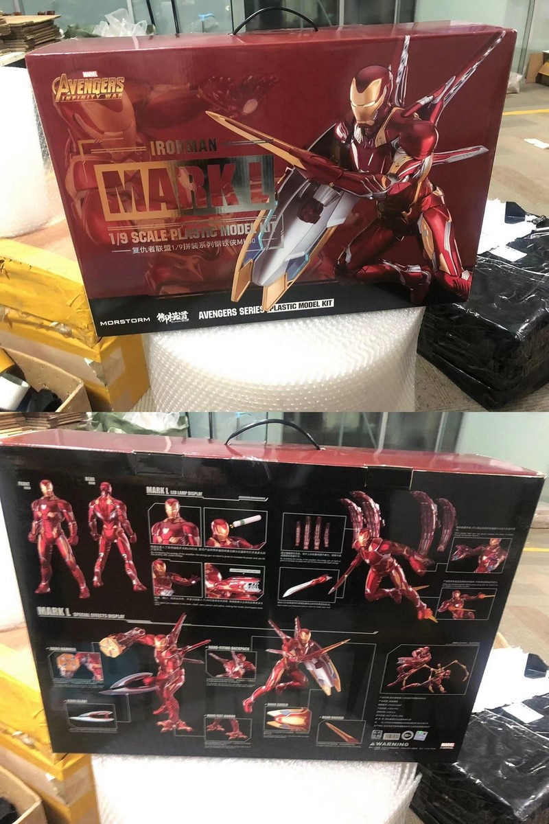 IRON MAN MARK L プラスチックモデルキット New Morstorm Ironman MK50 MARK L 1/9 Plastic Model Kit