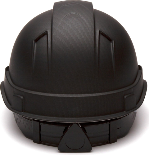 Ridgeline Cap Style Hard Hat, Vented, 4-Point Ratchet Suspension, Black Graphite - Picture 4 of 12