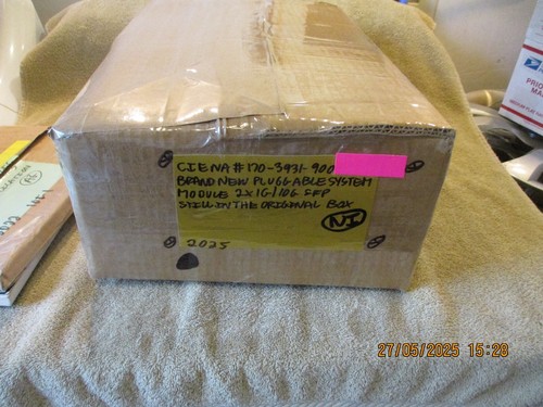 CIENA 170-3931-900 BRAND NEW PLUGGABLE SYSTEM MODULE 2X1G/10G SFP STILL IN BOX - Picture 19 of 20