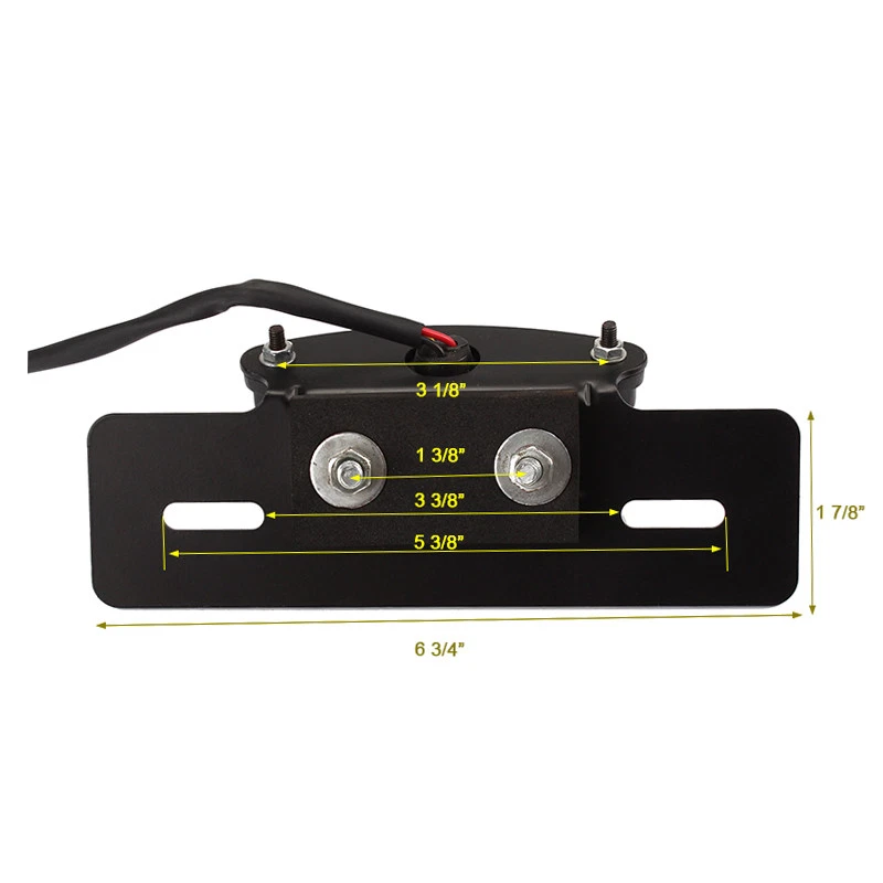 De colección Cafe Racer LED L&R Señales de Giro Placa de Licencia Luz Trasera de Freno Humo Len Foto 4 de 4