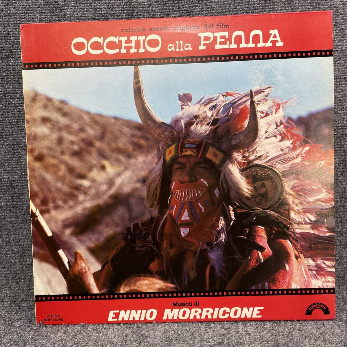 伊LP Ost, Ennio Morricone 羽の目玉模様 Occhio Alla Penna MDF33145 CINEVOX /00260 Ennio Morricone 