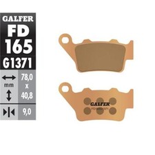 KTM 660 SMC SUPERMOTARD 2003-2004 Plaquettes De Frein Arrière Galfer