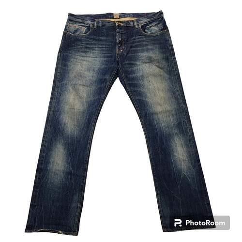 PRPS Barracuda Relaxed Fit Distressed Jeans Pants Indigo Mens Size