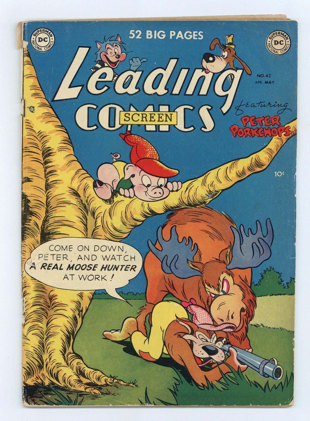 Leading Screen Comics #42 GD 2.0 1950 Low Grade
