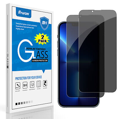 Buy For IPhone 12/13/14 Pro Max 9H Privacy Anti-Spy Tempered Glass Screen Protector