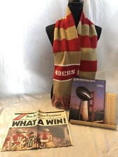 Super Bowl XIX NFL Fan Favorites. Scarf, Program & Newspaper Insert.  SF v Miami