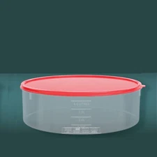 Pie Carrier Cake Storage Container with Lid | 10.5" Large Round Plastic Cupca...
