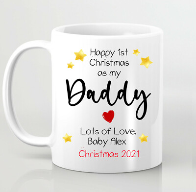 Personalisiert 1. Weihnachten als mein Papa Mama Tante Onkel Opa Nanny Xmas