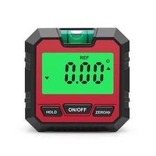 Red LCD Magnetic Digital Inclinometer Level Box Gauge Angle Finder Protractor cn