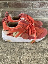 Ladies Puma Blaze Of Glory BOG X Careaux X Graphic Pink Trainers,Size UK 4