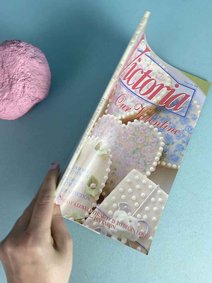 Vintage VICTORIA Magazine FEB 1998 Crafts, Home & Garden, Antiques, Fashion Foto 2 de 4