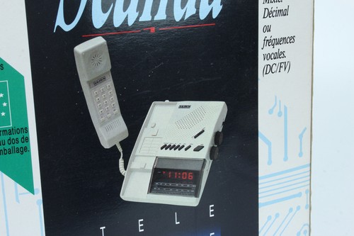 Ancien Téléphone Radio Réveil AM/FM DIALATRON Scanda (Réf#H-022) - Photo 13/16