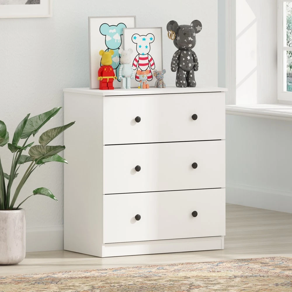 Narrow 2024 white dresser