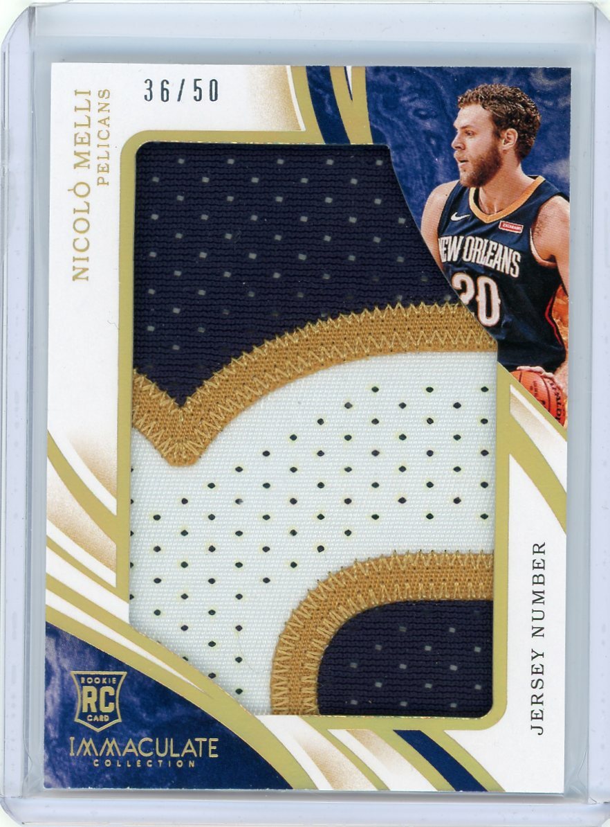 オーバメヤン Panini Immaculate Patch ジャージナンバー オーバメヤン Panini Immaculate Patch ジャージナンバー（2021