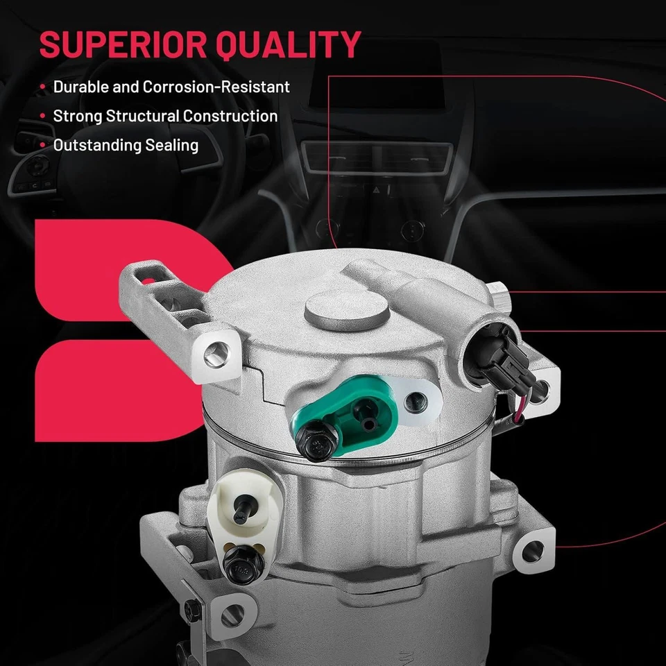 Compresor de aire acondicionado CO 20765C con embrague para Hyundai Accent Kia Rio 2012-2017 1,6 L NUEVO Foto 4 de 4