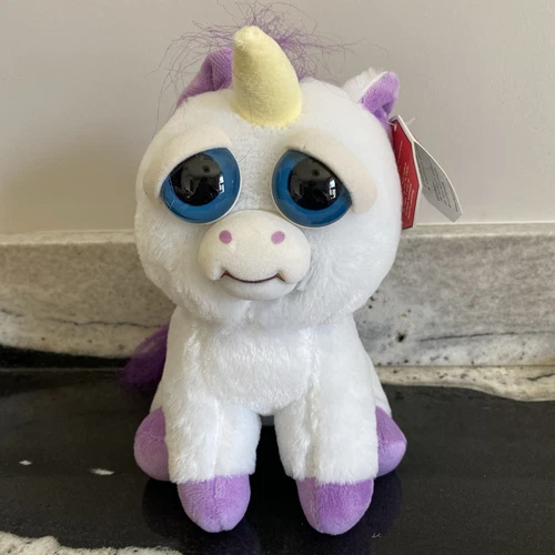 Feisty Pets-Glenda Glitterpoop-Angry Unicorn Plush 10” Stuffed Animal NWT