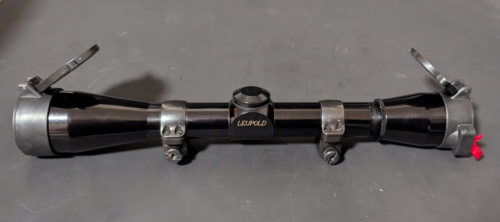Leupold M8-6X x 36 Scope, Duplex Reticle, Rings & Butler Creek Hinged Cvrs Incl.