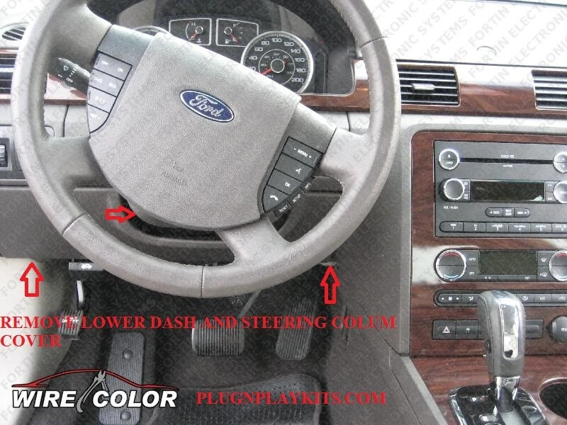 Ford Taurus Plug and Play 2008-2015 arranque remoto utiliza control remoto OEM para arrancar Foto 2 de 4