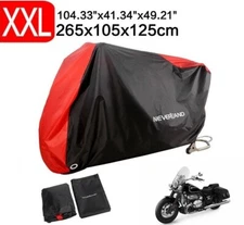 NEVERLAND Motorcycle Cover Heavy Duty Waterproof UV Protection Winter Outside