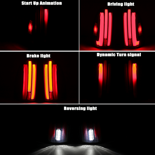Tail Light For Toyota Tacoma 2005 2006-2015 LED Rear Brake Stop Lamp Taillight - Picture 3 of 15