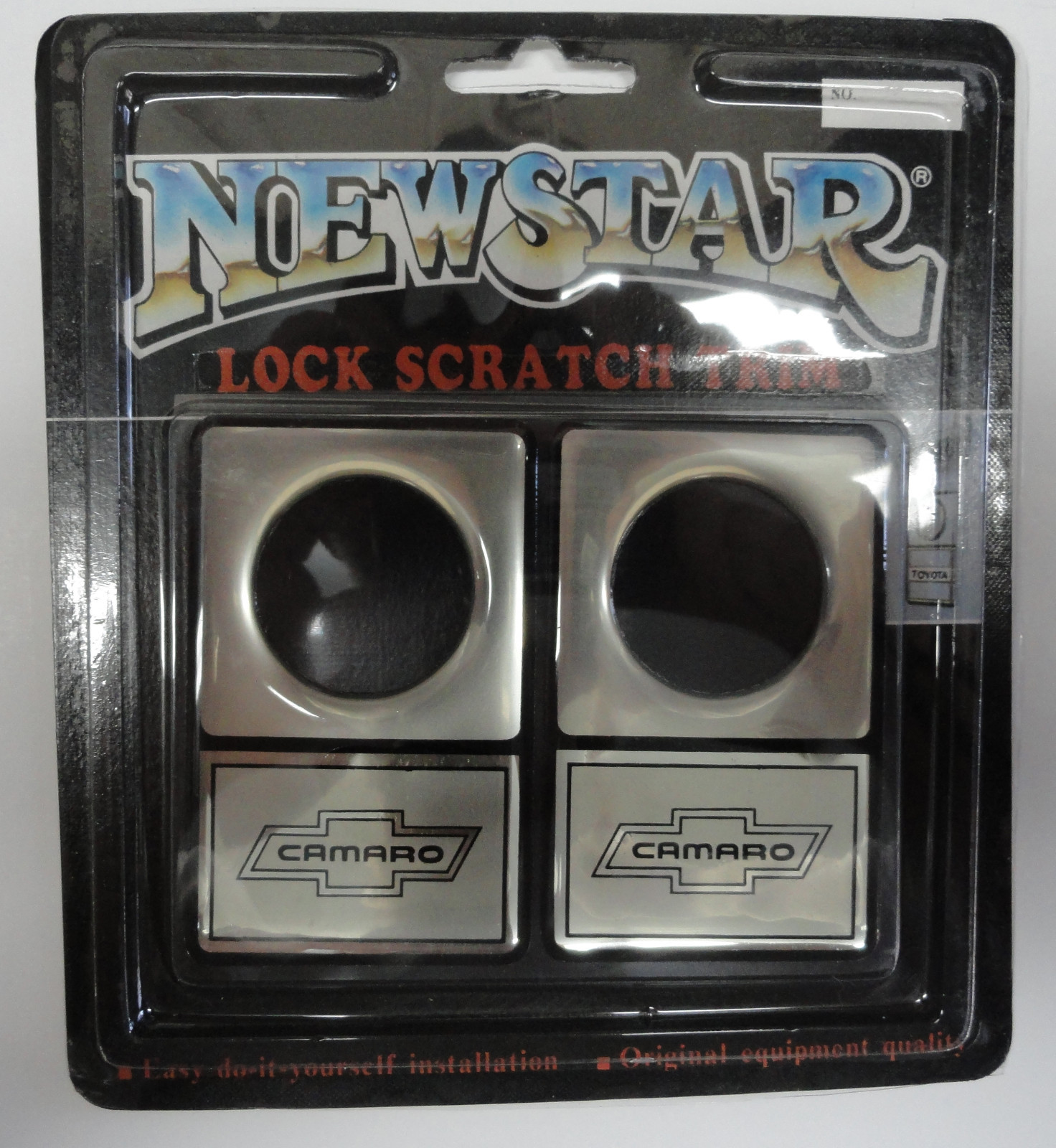 Vintage 80's 90's Automotive Door Lock Scratch Guard Accent Trim CAMARO