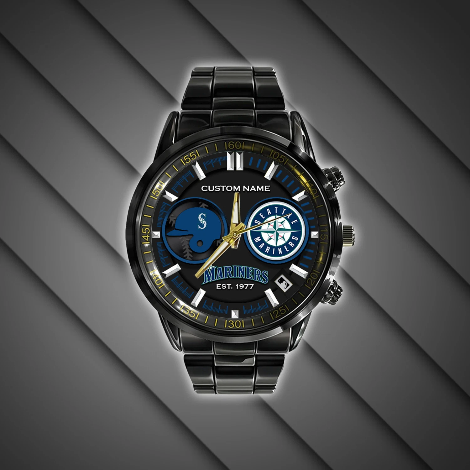 Seattle Team Marinerss Stainless Steel Watch | ID 36999475 by Zachary ...