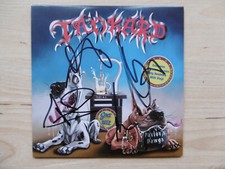 Tankard band autographs signed CD case "Pavlov's Dawg"
