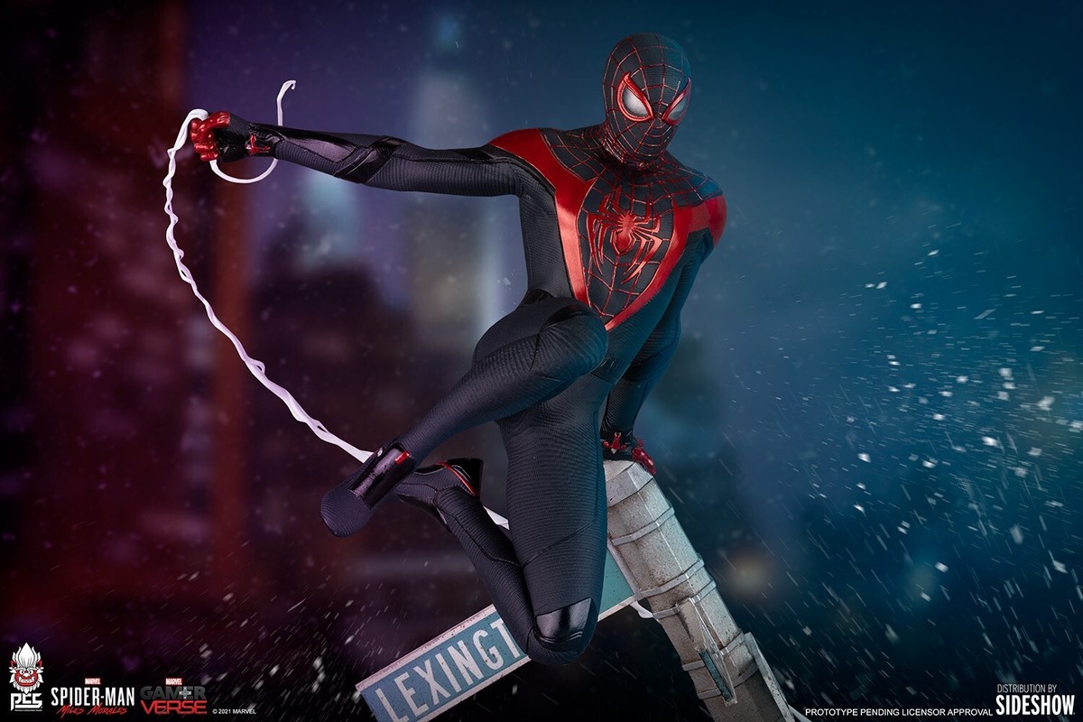 アメコミ MARVEL SPIDER-MAN MILES MORALES 1/6 1/6 Marvel Spider-Man Miles Morales Diorama Pop Culture