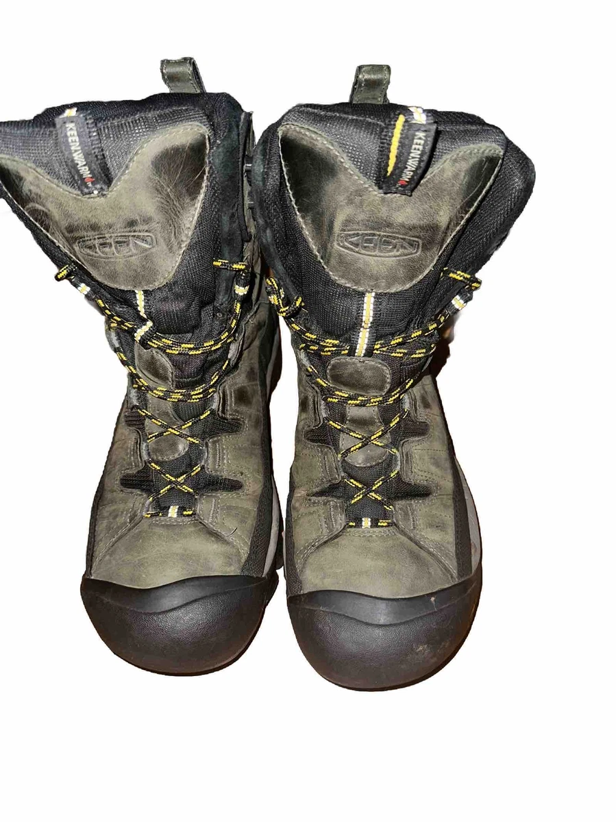 KEEN Summit County Men s Gray Mid Calf Warm Shellback Waterproof Boots Size 10