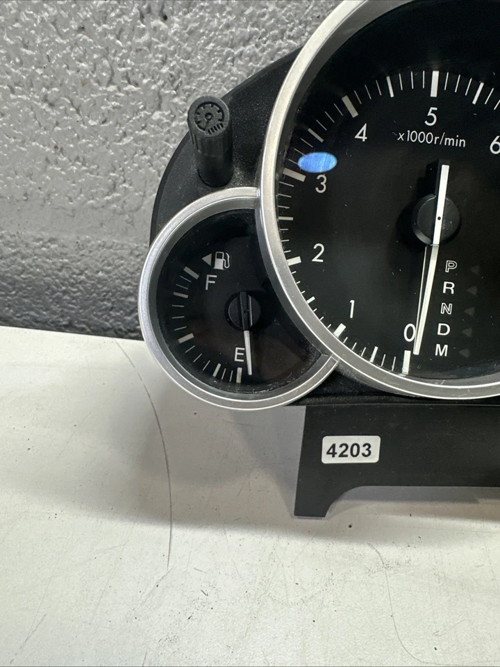 Moldura de prata Speedometer Cluster MPH compatível com 2006 2007 2008 MAZDA MX-5 MIATA 948800 - Imagem 2 de 4