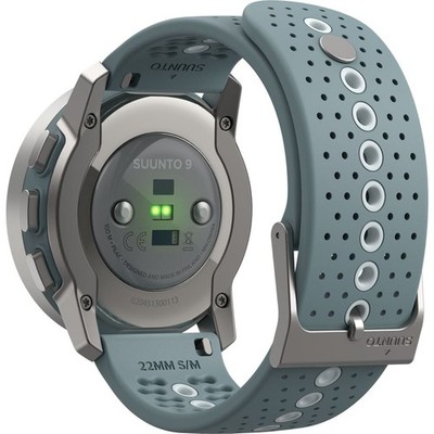 Suunto 9 Peak Multisportuhr MOSS GRAY (22mm) Silikonarmband