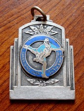 Verzilverde sportmedaille Vereniging voor Kunstschaatsen Antwerpen