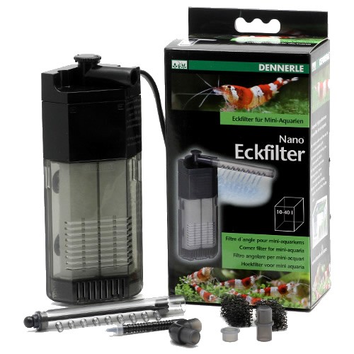 Dennerle Nano Clean Eckfilter FüR Garnelen & Krebse, 150 L/H, Leise, Kompakt-image