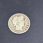 1901-P Barber Half Dollar 50c 90% Silver United States Coin Free Shipping