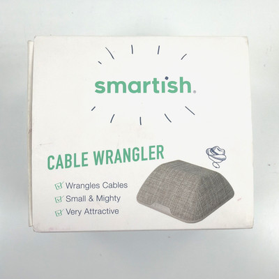 Smartish Magnetic Cord Holder Cable Wrangler Organizer w/ Magnet Clips Tan New!