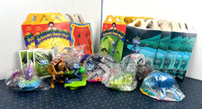 McDonalds A Bug' Life Happy Meal Lot - 8 Figure Set, Cards Happy Meal Boxes