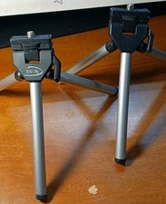 Mini Tabletop Camera Tripod Lot of 2 Digital Compact Desk Tripods 1/4 Mount