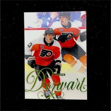  2025-26 Upper Deck Flair #187 Karsen Dorwart Forcheck(green) #189/349 Flyers 