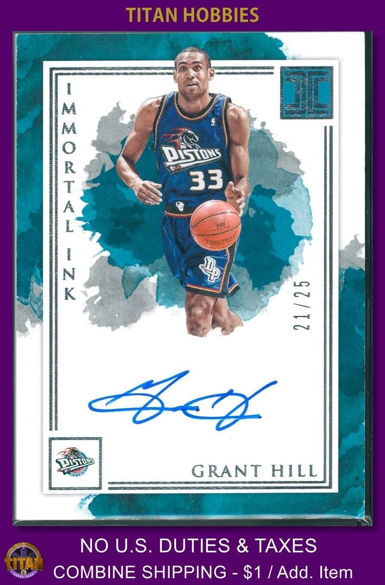 Grant Hill Basketball Autographed Sports Trading Cards for sale | eBay