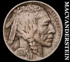 1914-S Buffalo Nickel- Very Fine+ Semi Key Better Date No Reserve #J2055