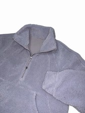 Lululemon Scuba Oversized Fleece Funnel-Neck Half-Zip Womens M/L Lavender Sherpa