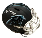 TETAIROA MCMILLAN signed (CAROLINA PANTHERS mini football helmet BECKETT BS38103