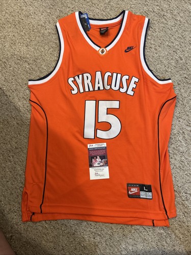 SYRACUSE ORANGE- CARMELO ANTHONY SIGNED AUTOGRAPH JERSEY JSA COA 2003 CHAMPS NBA - Picture 8 of 8
