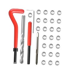 30Pcs Metric Thread Repair Kit, Metric Thread Threaded Inserts Installation