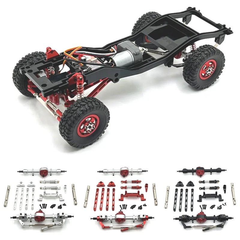 Full Car Metal Assembly Kit For 1/12 MN82 LC79 MN78 RC Upgrade