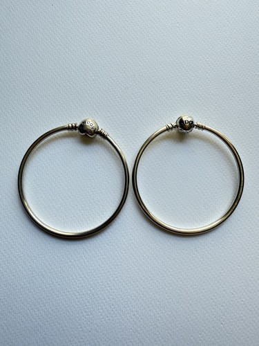 TWO PANDORA STERLING SILVER BANGLES. ONE INSCRIBED 'YOU ARE SO LOVED' - Picture 5 of 8