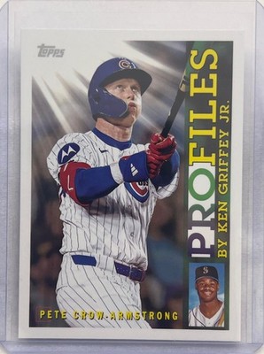 Pete Crow-Armstrong 2026 Topps Profiles Baseball Card #TP-13 Chicago Cubs