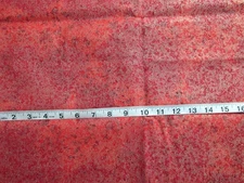 1 yd Cotton Fabric "Fairy Frost" by Michael Miller Red with Gold Glitter